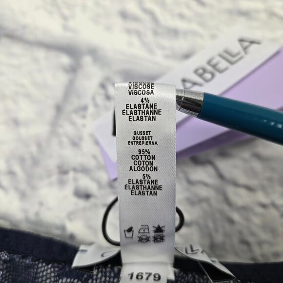 NWT Cosabella Savona Extended Hot Pant Nocturnal Blue size 20/22 2X Italy - Picture 11 of 12